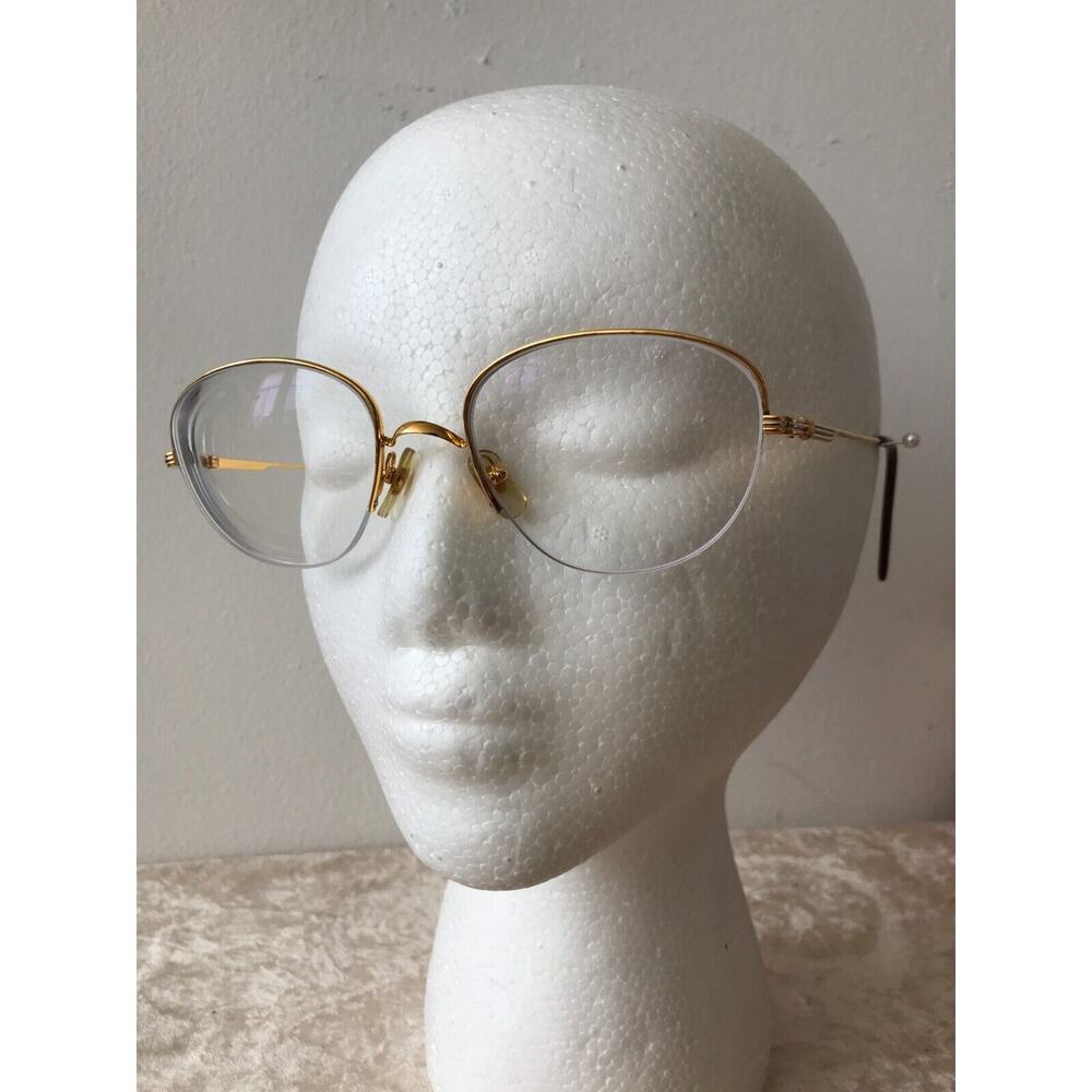 Beautiful Authentic Cartier Vintage Gold Trinity Glasses